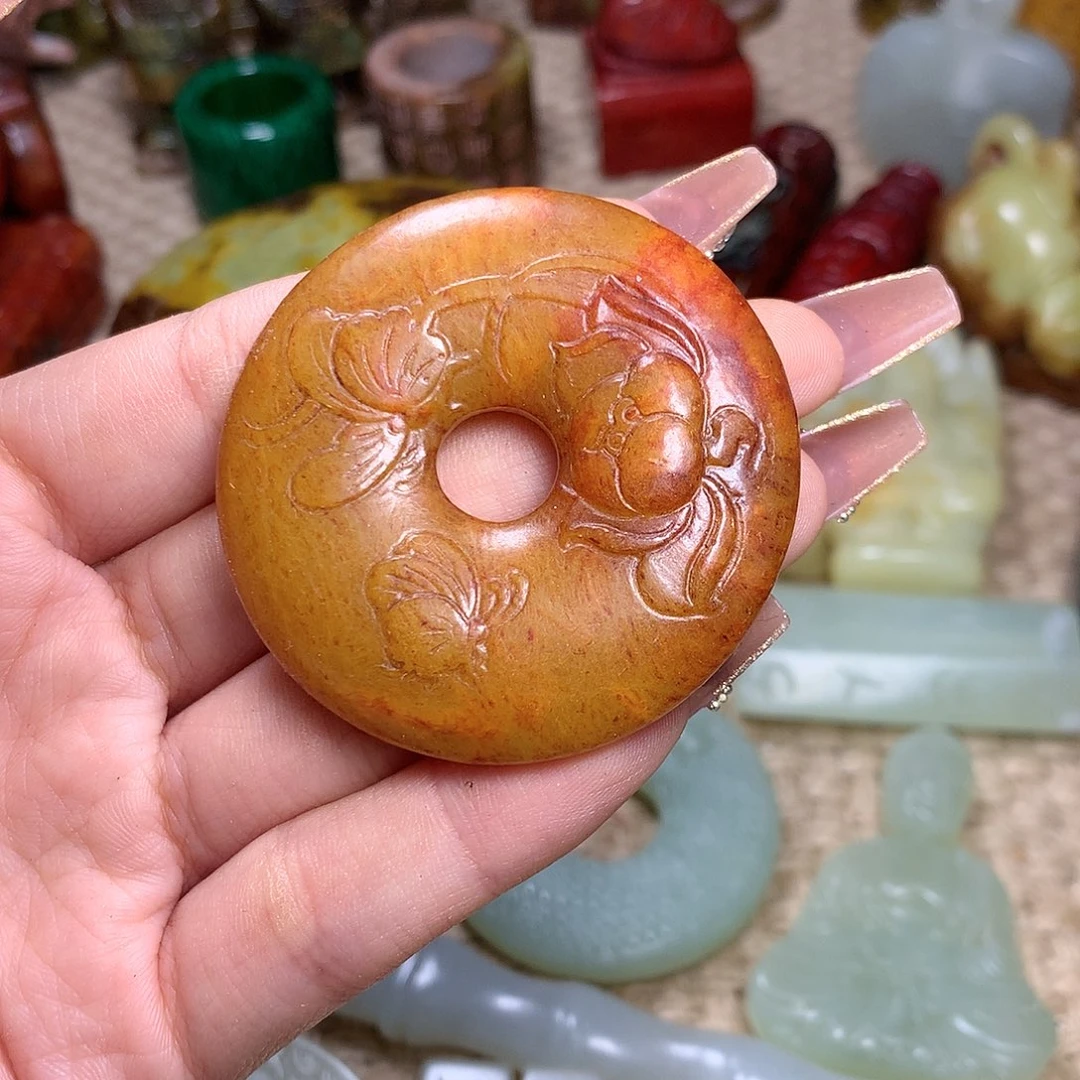 白玉菩提吊坠挂件