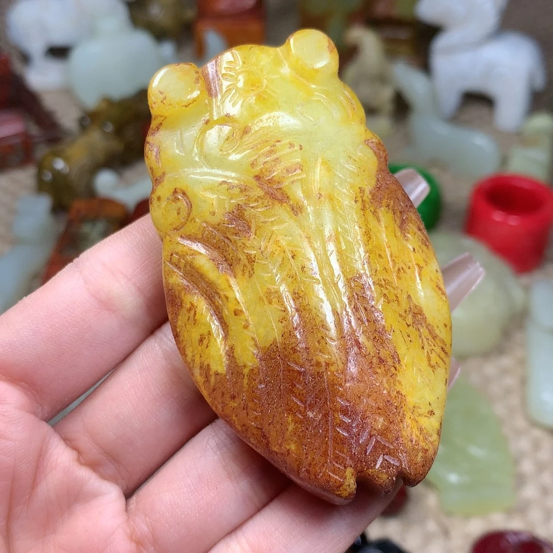 白玉菩提吊坠挂件