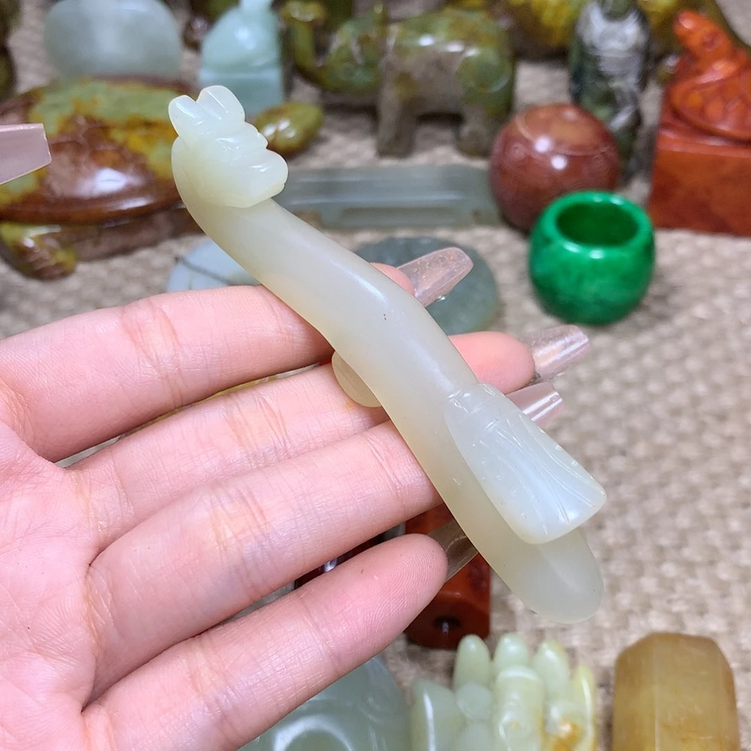 白玉菩提吊坠挂件