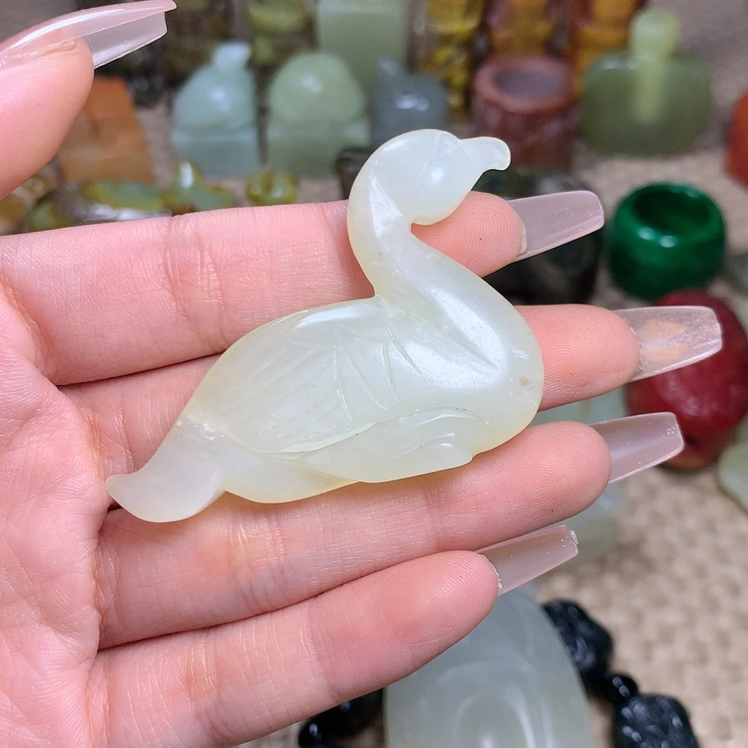 白玉菩提吊坠挂件