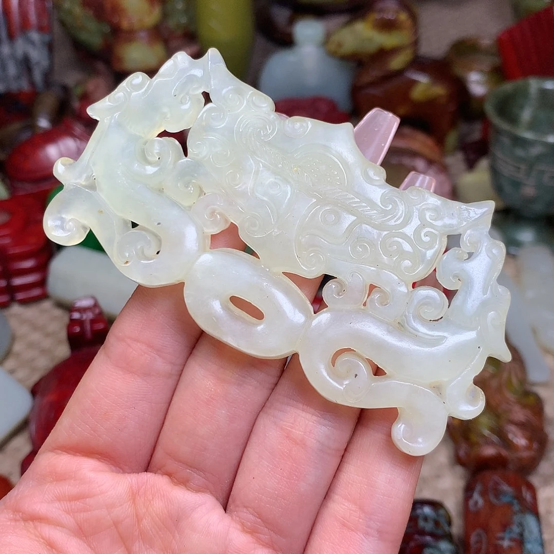 白玉菩提吊坠挂件