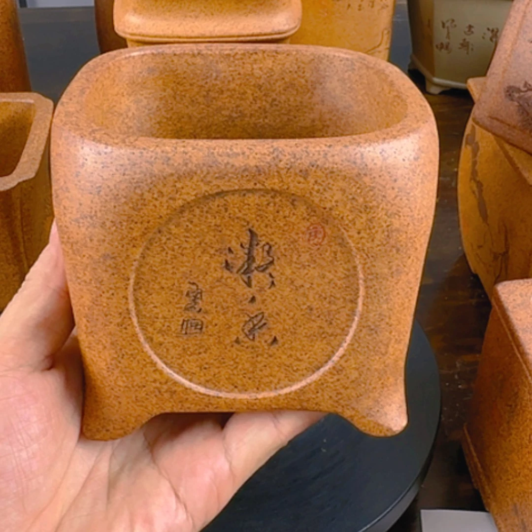 【闪购商品】紫砂花盆迈*密紫砂花盆