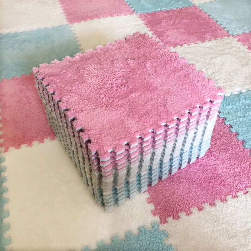 床边毛绒地毯卧室ins风女生少女整铺房间全铺男生简约灰色耐脏拼