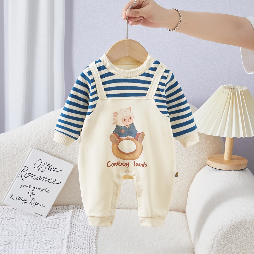 婴儿衣服秋季婴儿服装绵羊新生儿衣服婴儿连体衣婴儿服装宝宝