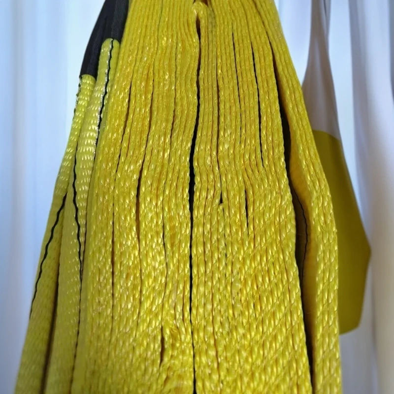 四层加厚涤纶吊装带起重吊带定制起重带拖车带扎带捆绑带彩色吊带