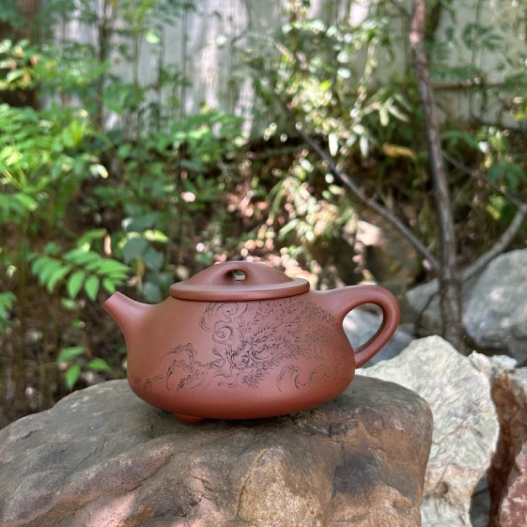 宜兴紫砂壶 满瓢 底槽清 容量约 480cc