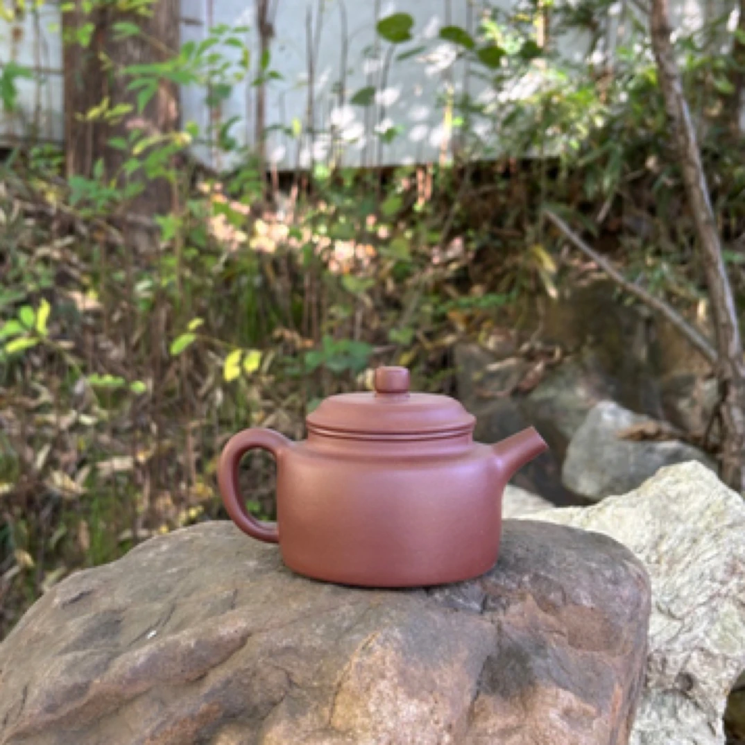 宜兴紫砂壶 德中 紫泥 容量约 250cc