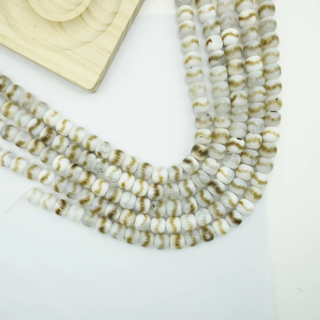 11*10MM玛瑙立体混装散珠diy手工手串项链挂件饰品配珠材料