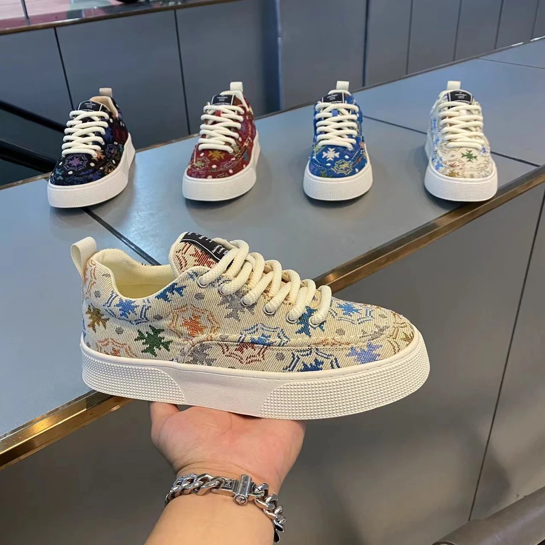 2024秋季男士时尚潮流小众百搭透气舒适休闲厚底男鞋（皮鞋码）