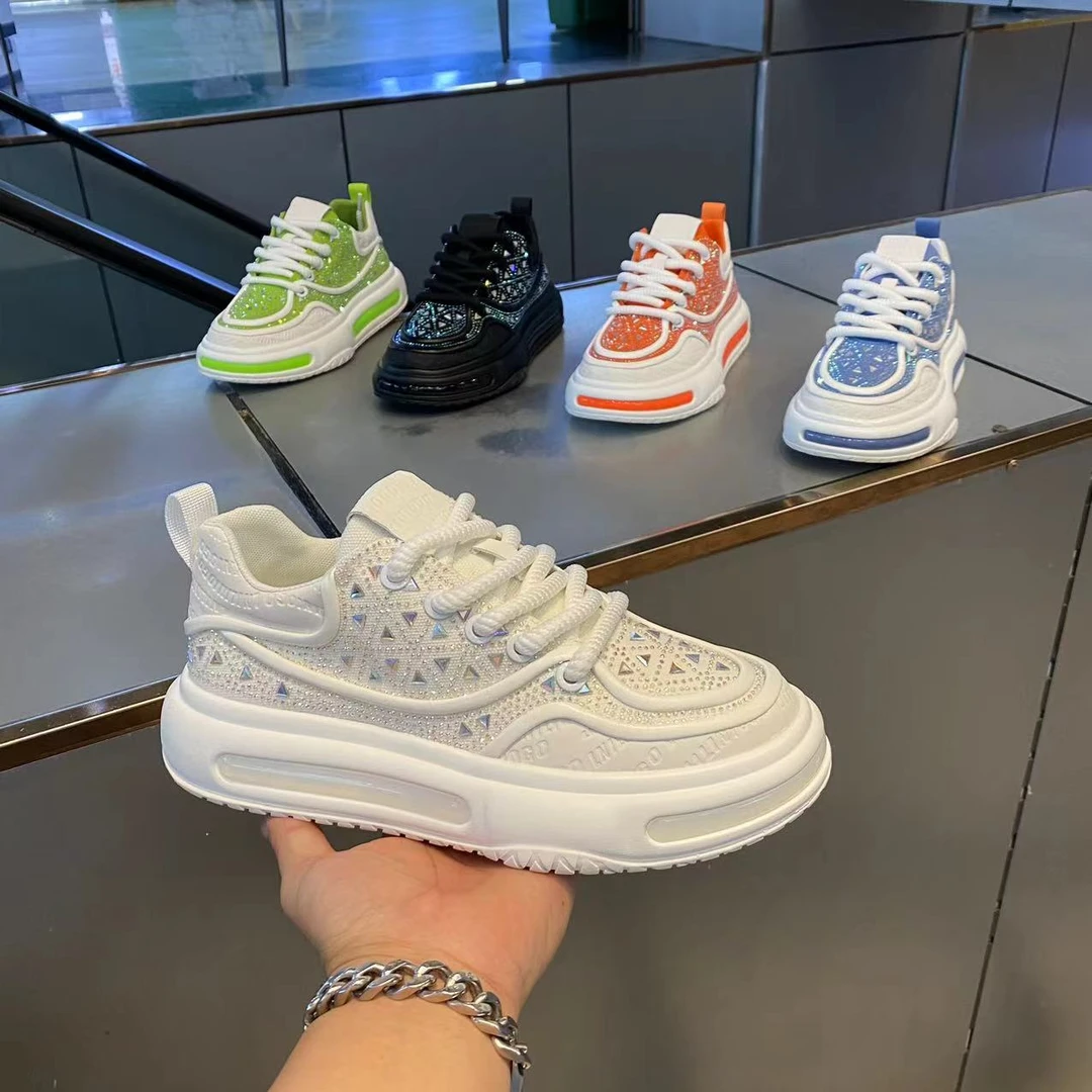 2024夏季新款时尚潮流百搭舒适潮鞋休闲鞋（皮鞋码）厚底