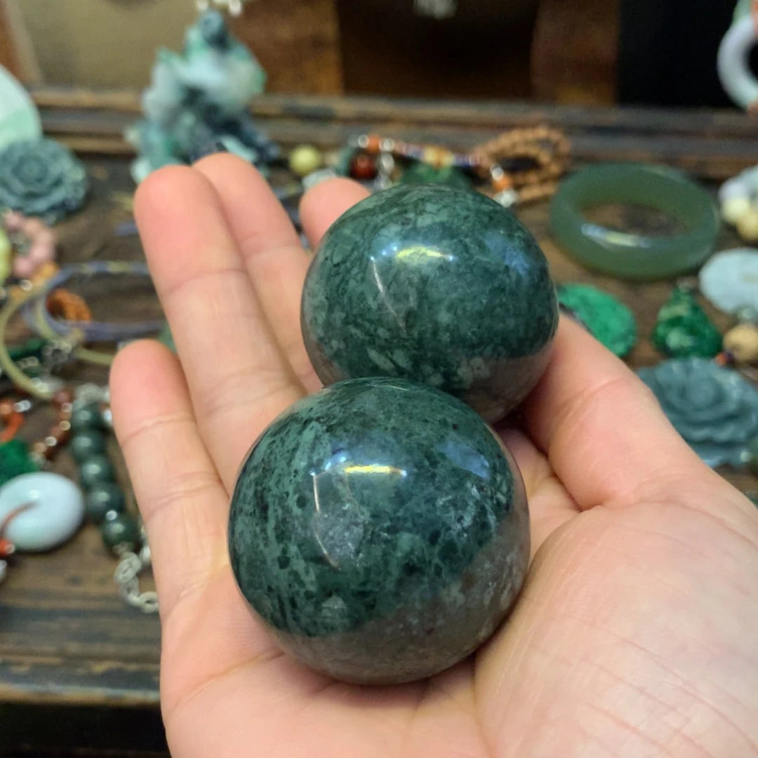 【闪购商品】蛇纹石玉手把未镶嵌