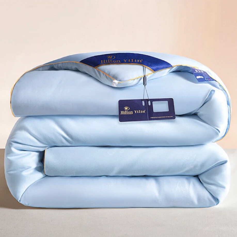 全棉蚕丝被桑蚕丝被子被芯春秋被空调被夏凉被加厚冬被四季通用