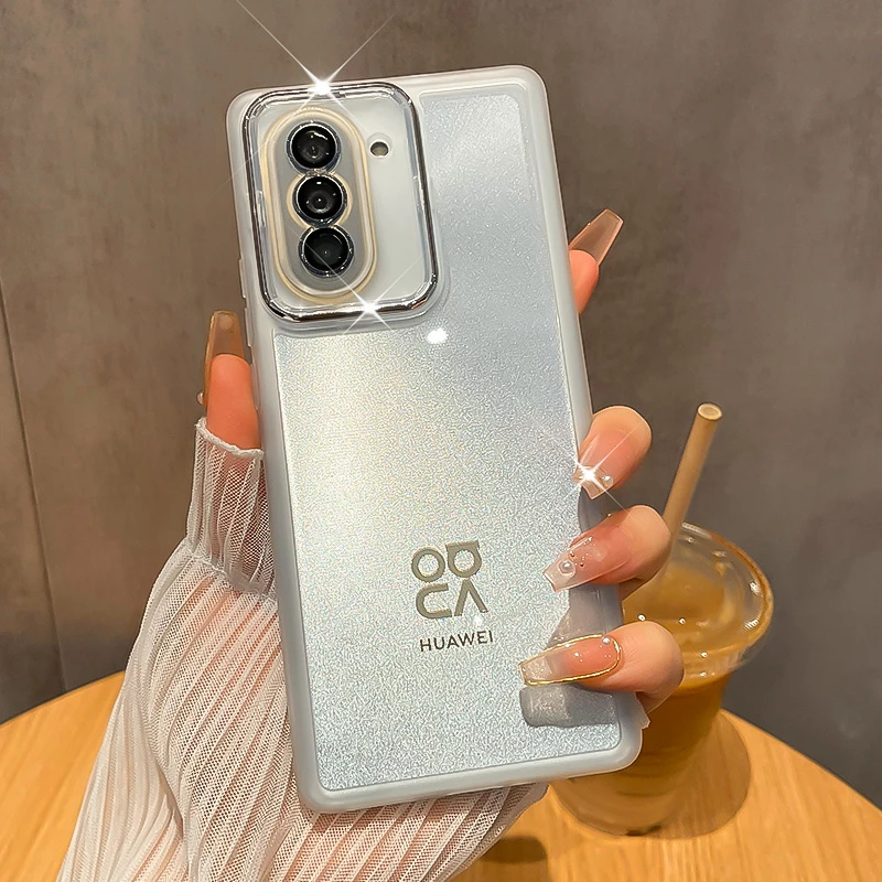适用华为nova10手机壳nova10pro新款女透明简约镜头全包保护套ins