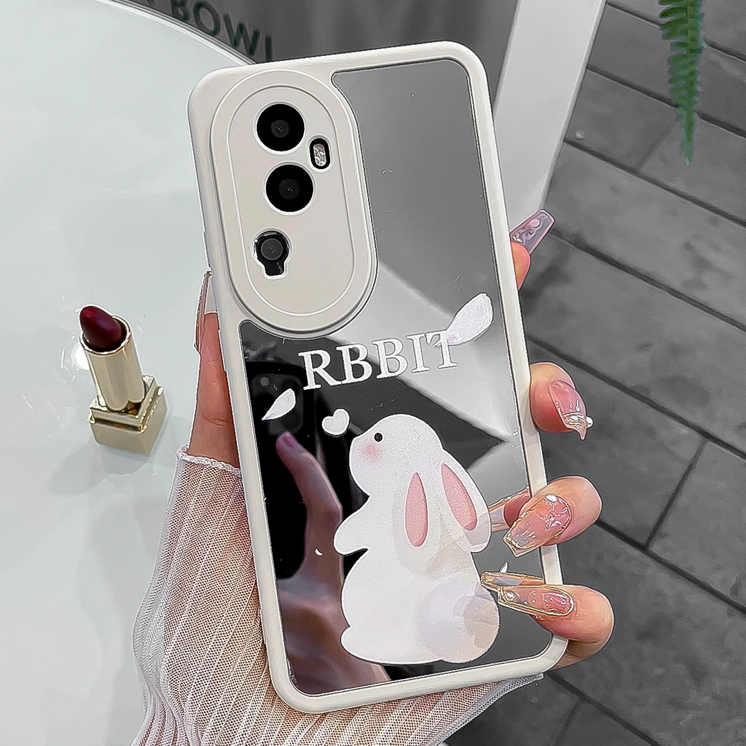 潮多米适用opporeno10手机壳reno10pro女款pro+网红卡通镜面潮套