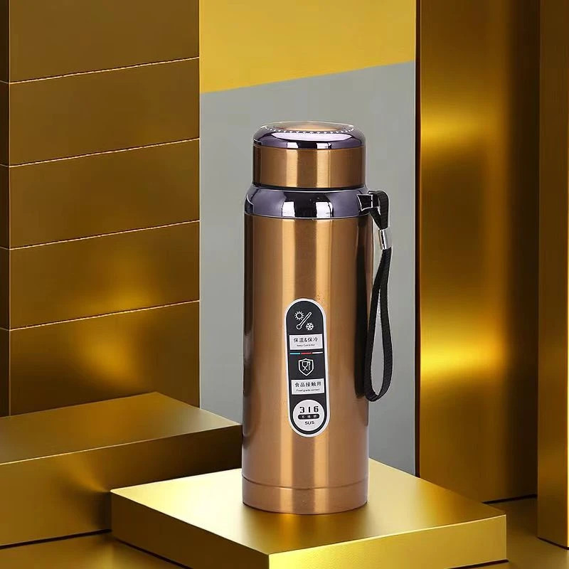 时尚男女商务泡茶保温杯便携大容量高档真空保温壶户外家用保温杯