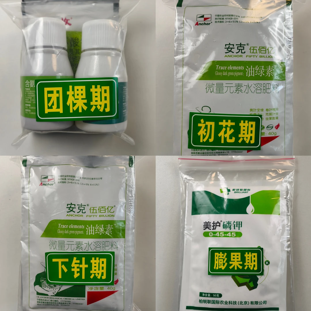 易遍绿花生四遍高产组合保花增产开花多扎针多结果多果实膨大果实