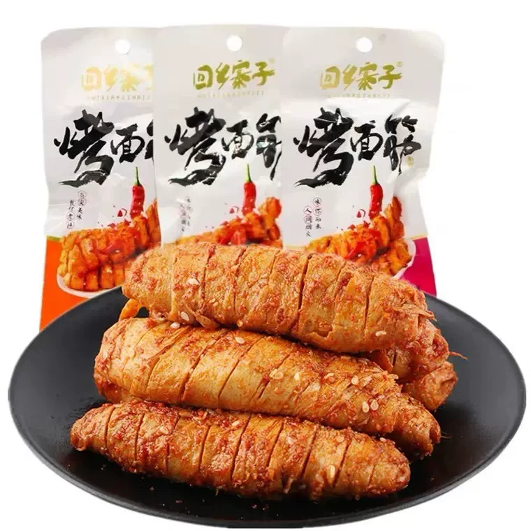 回乡寨子烤面筋开袋即食香辣味劲道解馋美味麻辣鲜香滋味出品