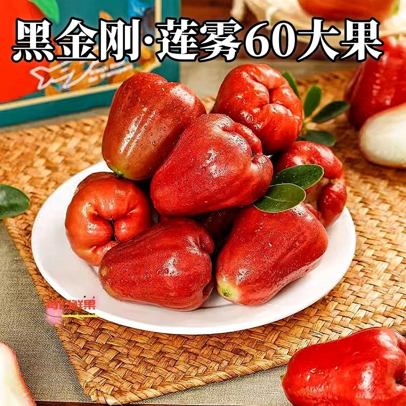 【清甜脆爽】黑金刚莲雾 孕妇水果 （规格自选）1个约130克
