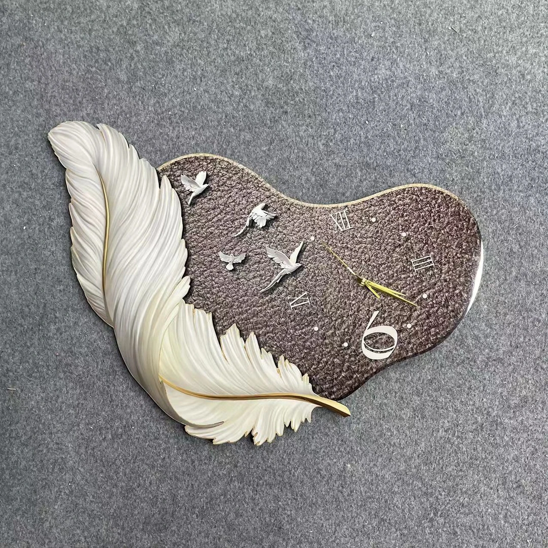 异形装饰画挂画卧室卧室餐厅儿童房挂画居家装饰羽毛表6065