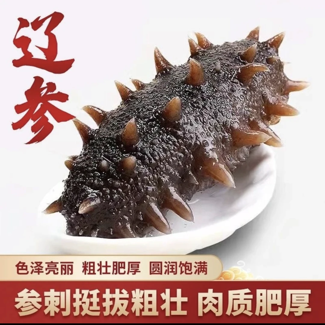 正宗深海鲜食辽刺参源头工厂一手货源参王6-9头/斤零添加高品质