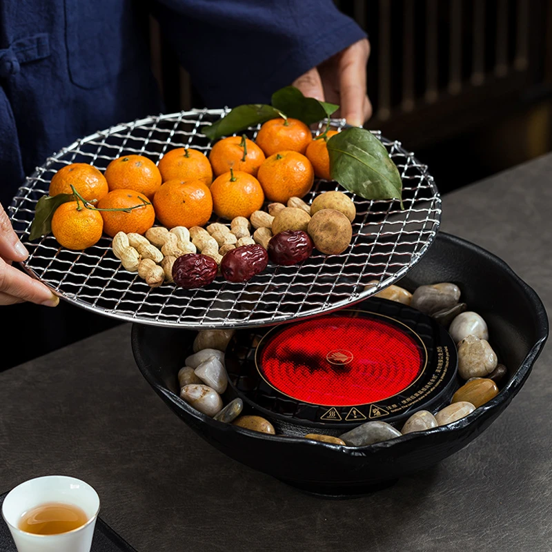 围炉煮茶炉电陶炉全自动煮茶器多功能电炉煮茶家用小型烧水电茶炉