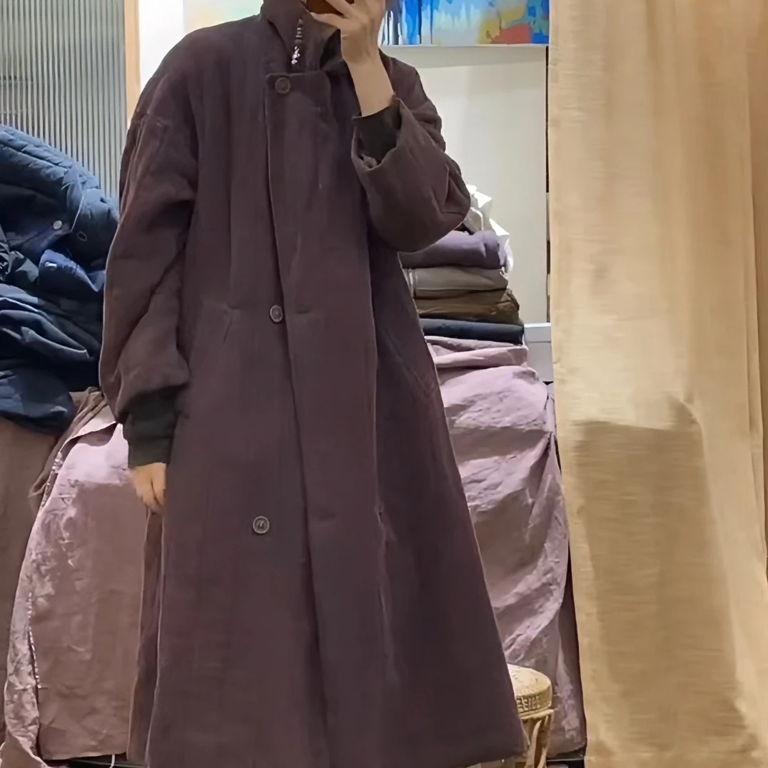 疯子张～做福利款～长款棉服～均码款号08065
