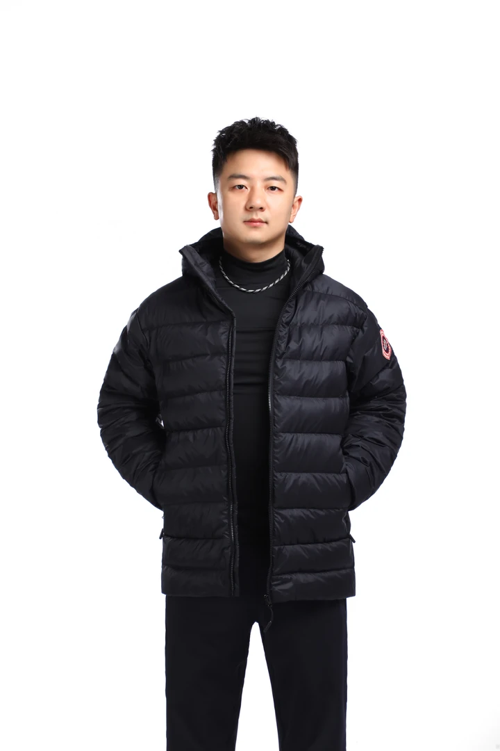 新款 科技自发热 高充绒90白鸭绒羽绒服冬季男士加厚保暖外套