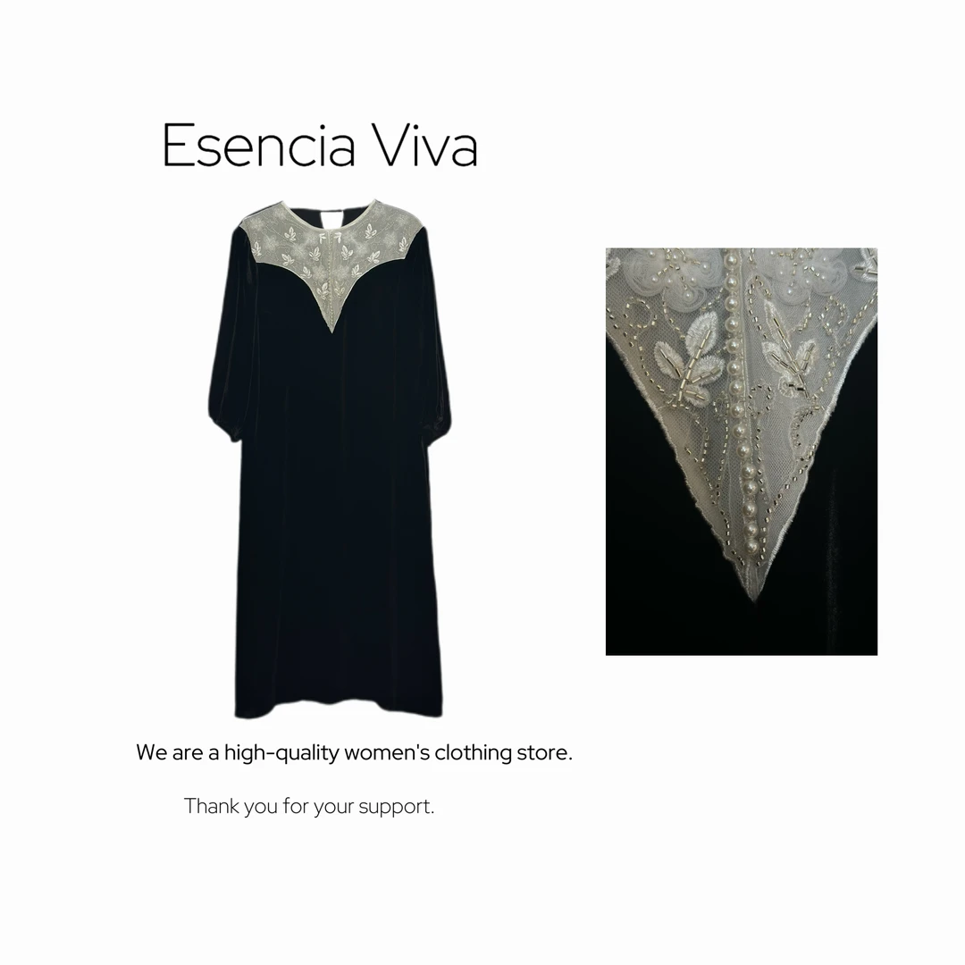 EV.【冰川皎月1】100%桑蚕丝简约显瘦百搭连衣裙EVQZ0276