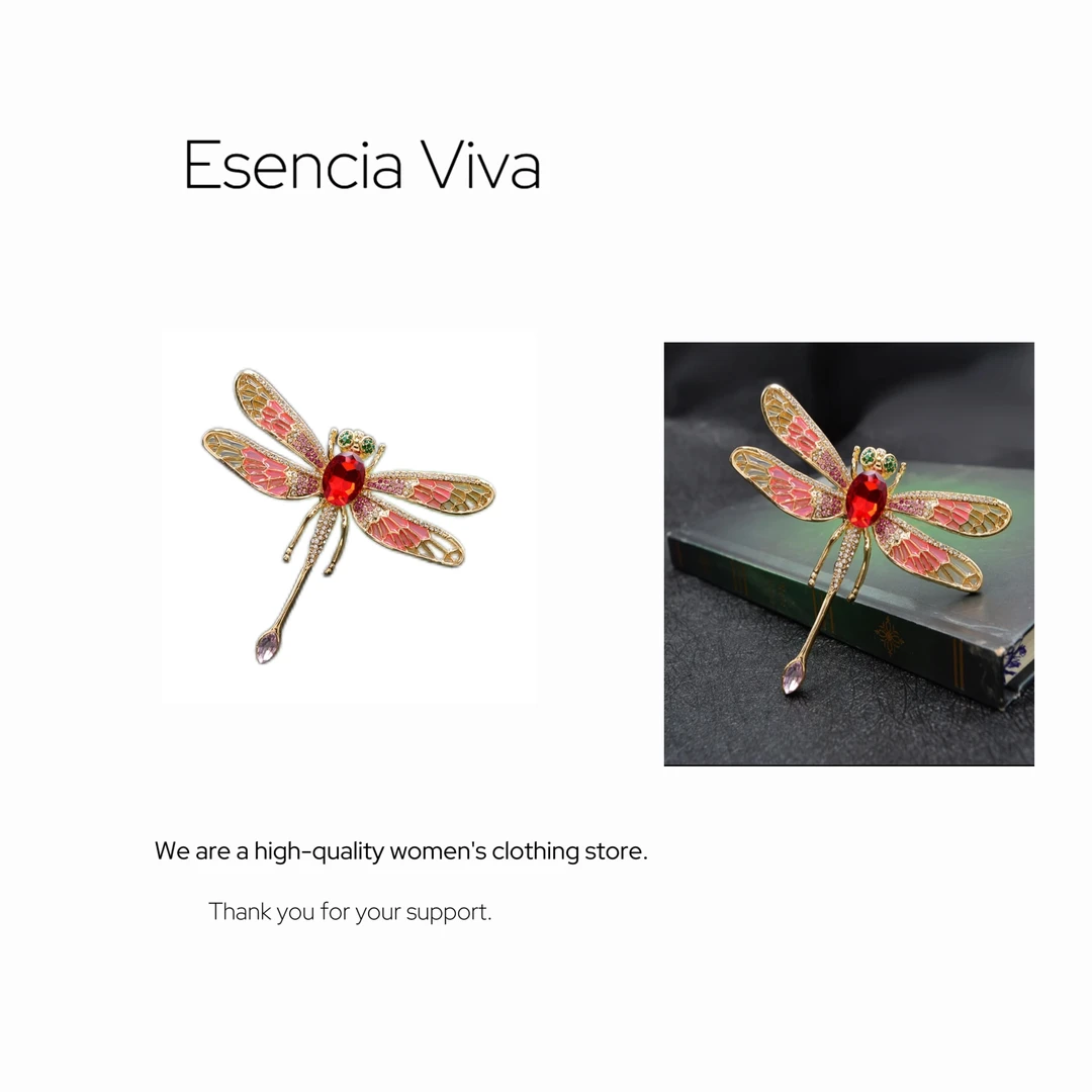 铜合金胸针  EV.【 蜻蜓胸针】ETXZ00125