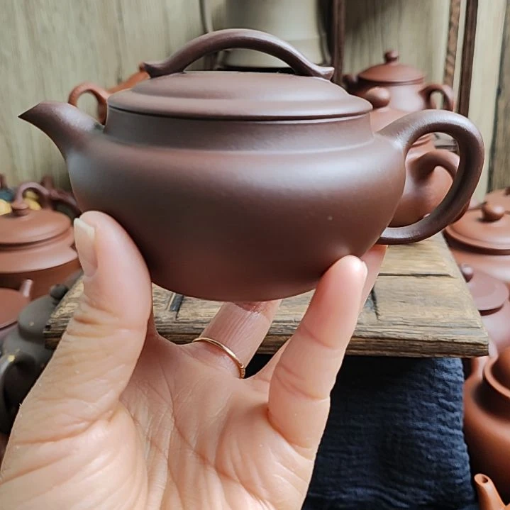 紫砂茶壶鸿**流原矿紫砂原矿紫砂