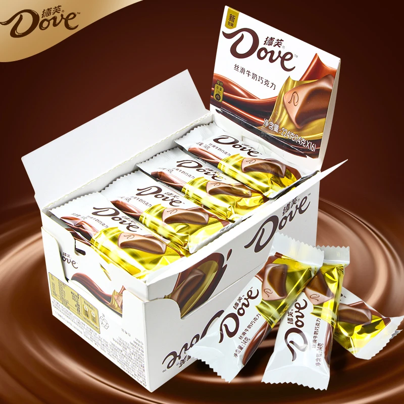 Dove/德芙纯可可脂丝滑牛奶排块巧克力办公室休闲解馋零食糖果SJQ