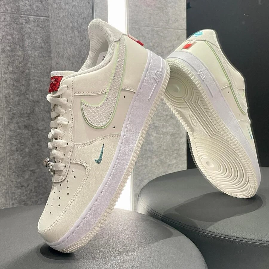 nike耐克男鞋AIR FORCE AF1空军一号龙年限定休闲鞋FZ5052-131