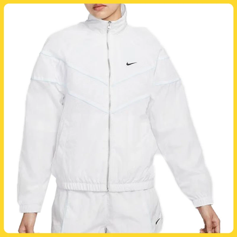 NIKE耐克女子AS W NSW NK WR WVN UV FZ JKT梭织外套FV6305-100