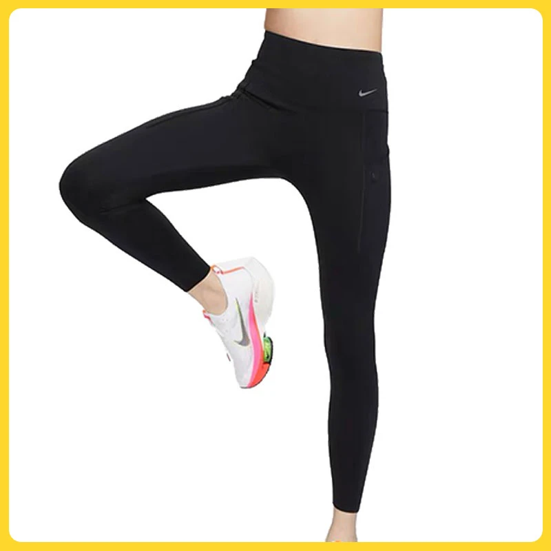 nike耐克女款瑜伽健身运动裤TF GO HR 7/8 TGHTPRO长裤FB8849-010