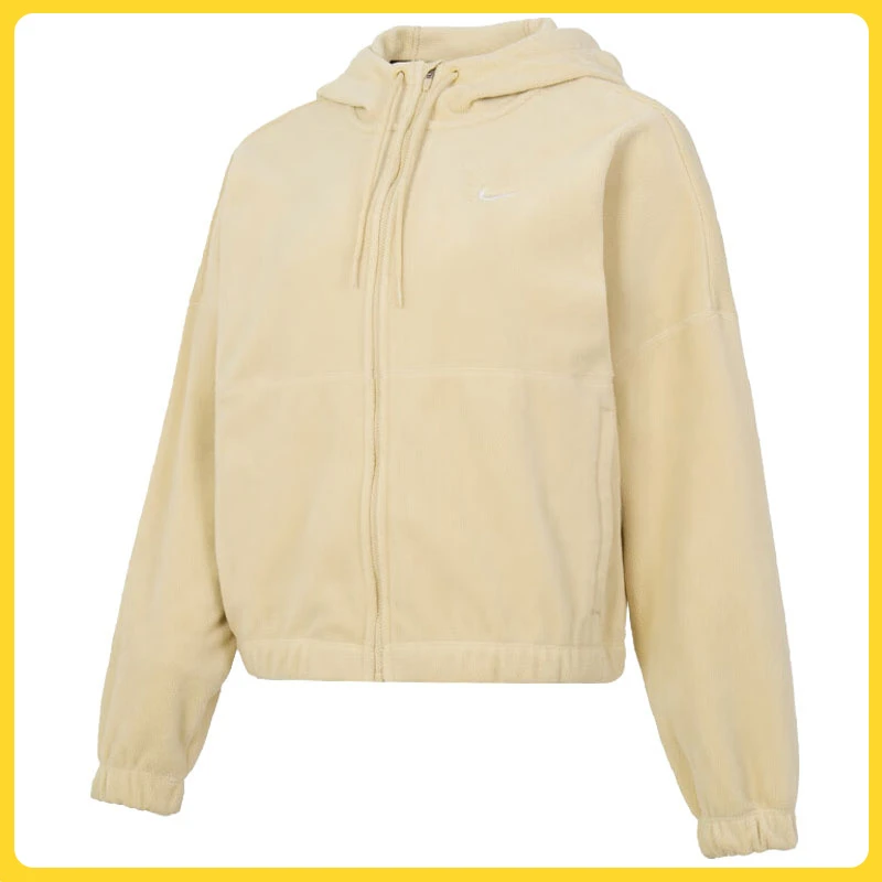 NIKE耐克女子 NK ONE TF FZ HD POLAR GCE人造毛绒外套HQ4878-783