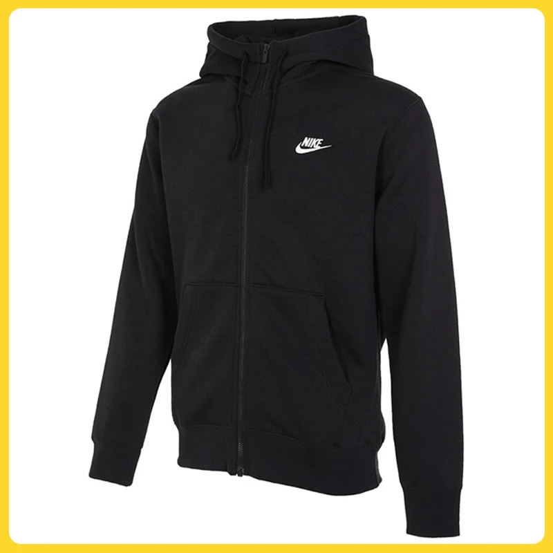 nike耐克男子AS M NSW CLUB HOODIE FZ BB针织外套BV2646-010