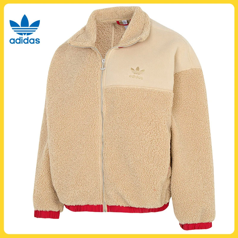 adidas Originals阿迪三叶草女子PF SHERPA W流光风外套HY7277