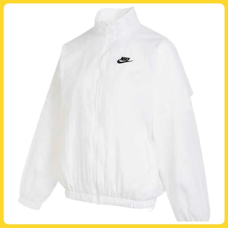 nike耐克女款运动夹克 NSW ESSNTL WR WVN JKT梭织外套DM6186-100