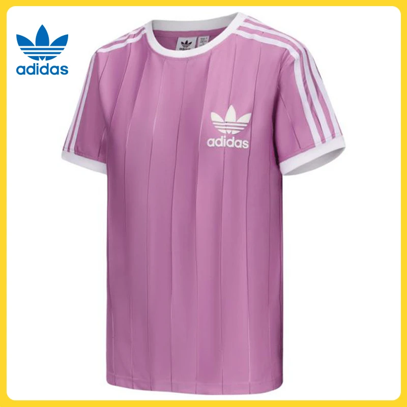 adidas Originals阿迪三叶草女子3 S PNST TEE圆领短T恤IY7226