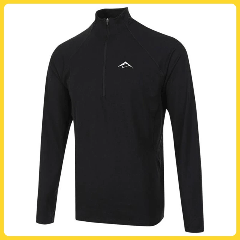 NIKE耐克男子AS M NK DF TRAIL MIDLAYER HZ长袖T恤FV9995-010