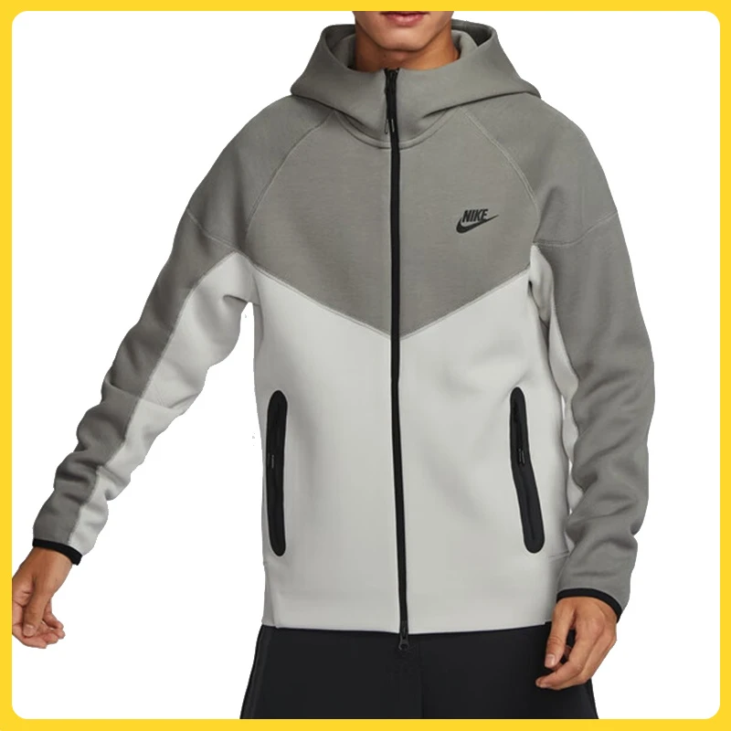NIKE耐克男子AS M NK TCH FLC FZ WR HOODIE外套FB7922-014