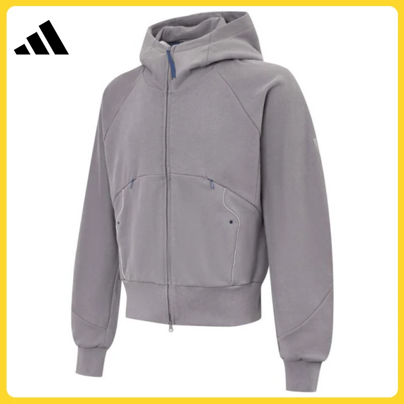 adidas阿迪达斯男子FUSTL P HOODY针织连帽外套JM6154