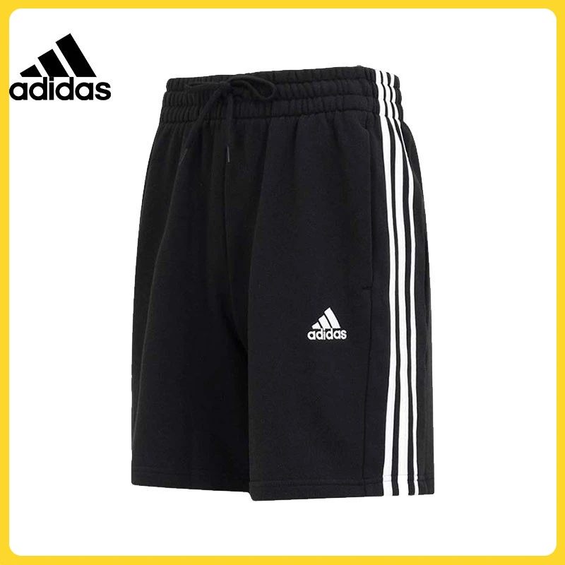 adidas阿迪达斯男款时尚休闲运动裤3S FT SHO针织舒适短裤IC9435