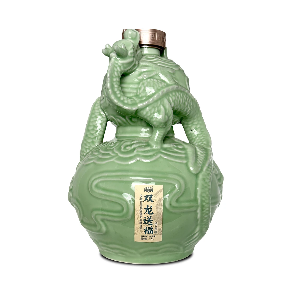 JINYUWAN/金裕皖双龙送福酒55度5000ml