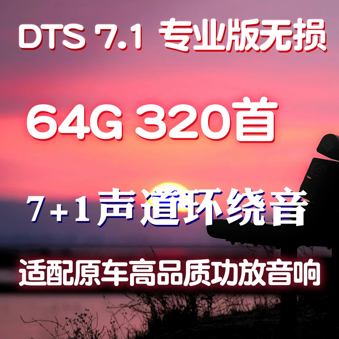 【2025新款调音DTS7.1环绕盘】wav无损8声道环绕