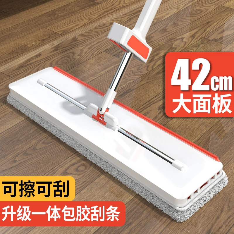 新款免手洗平板拖把带桶家用网红一拖净懒人地拖布拖地神器大墩布