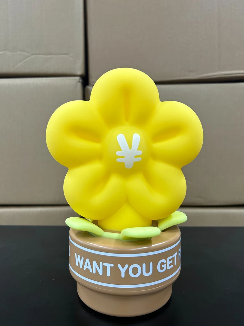 创意有钱花小夜灯充电拍拍灯可爱家用个性护眼卡通便携式高颜值