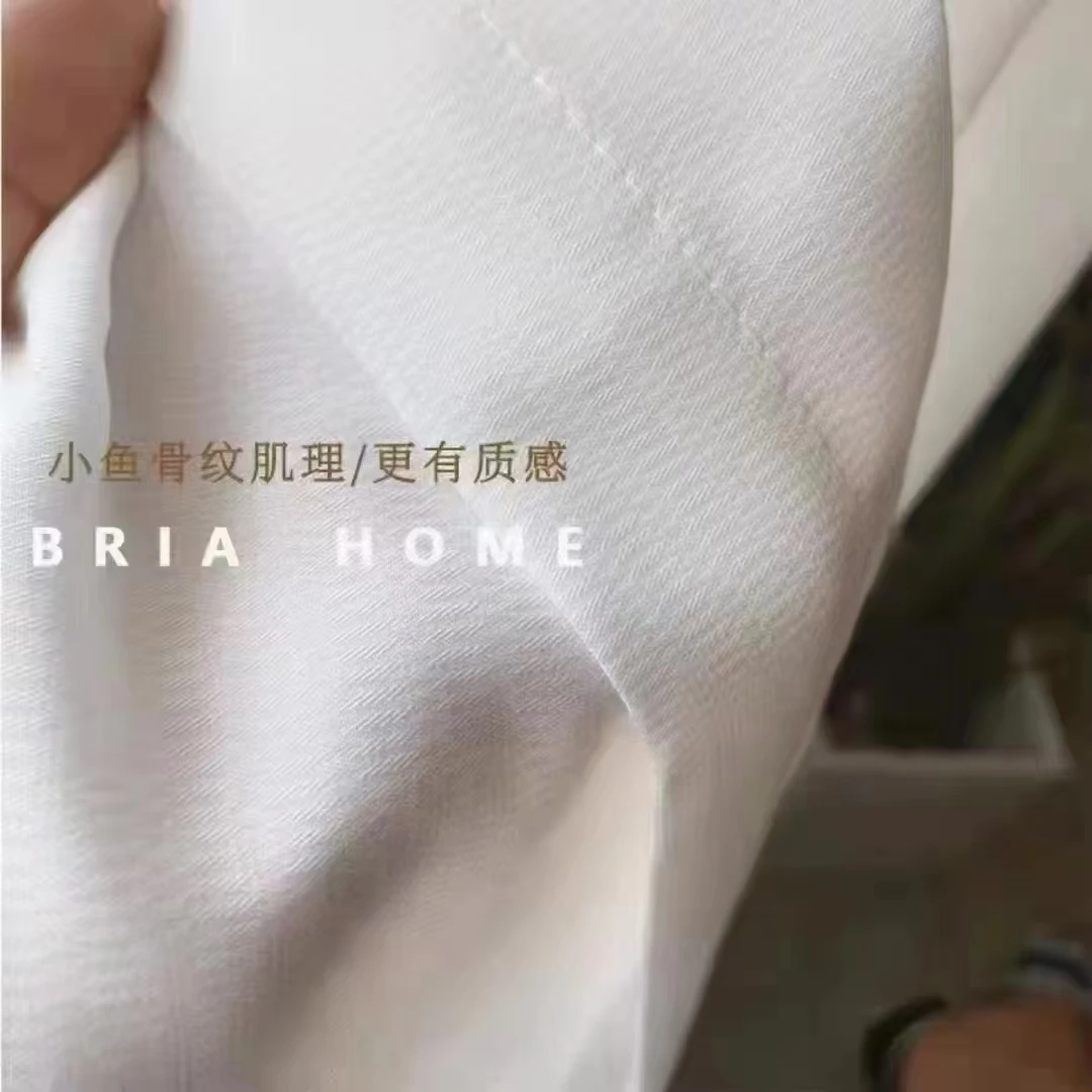 加厚幻影纱帘透光不透人客厅卧室阳台窗帘