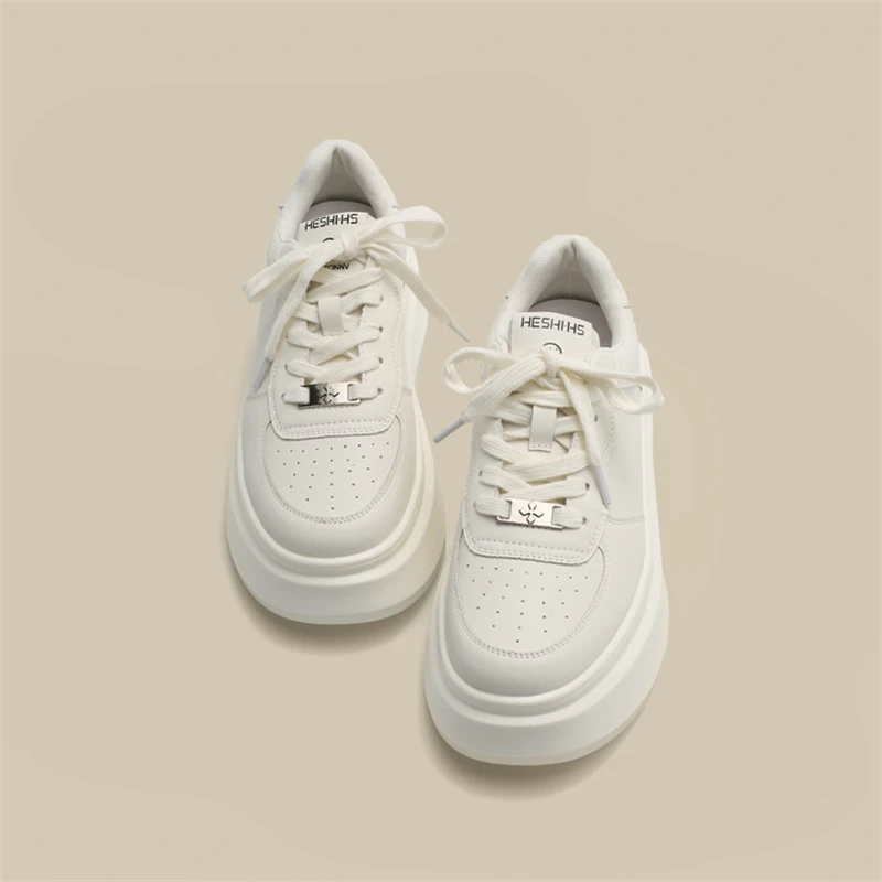 法国TOUCHMISS专柜新款运动鞋厚底百搭面包鞋小白鞋春季休闲女鞋