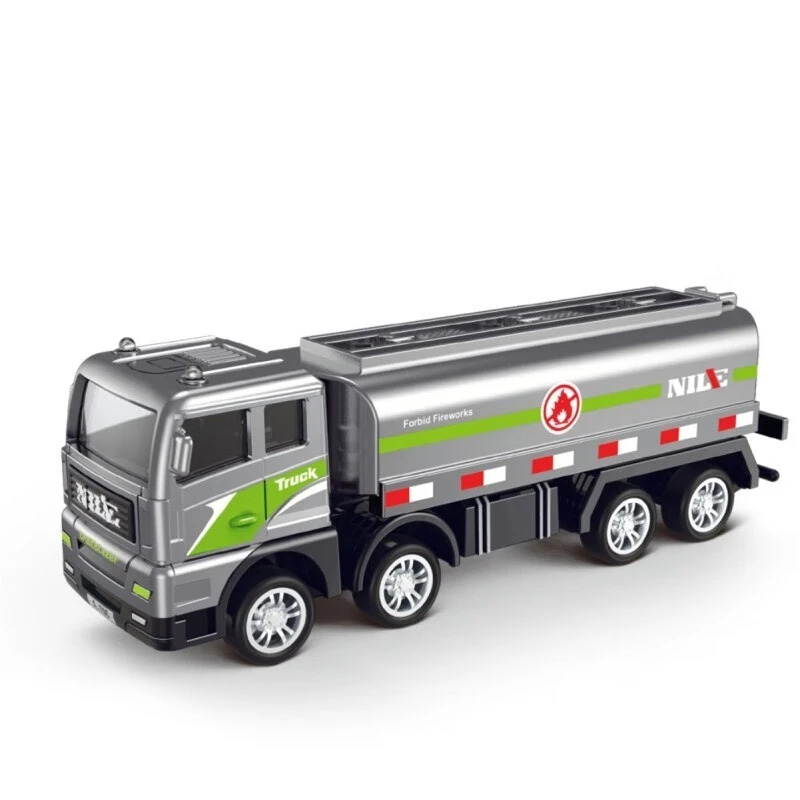 合金玩具车工程车模型挖掘机套装汽车惯性搅拌车